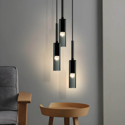 Luxora Glass Pendant Light for Kitchen Island, Modern Crystal & Metal Design 3