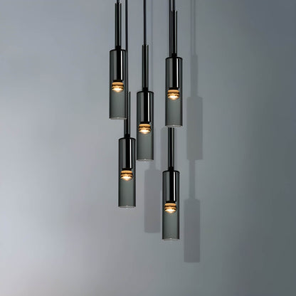 Luxora Glass Pendant Light for Kitchen Island, Modern Crystal & Metal Design 5