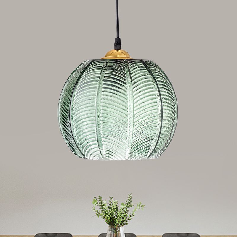 Luxora Glass Pendant Lighting with Green Tint for Kitchen and Dining Spaces 1