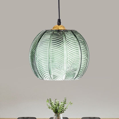 Luxora Glass Pendant Lighting with Green Tint for Kitchen and Dining Spaces 1