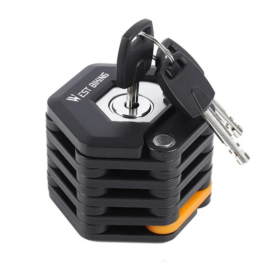 Luxora Heavy-Duty Bike Lock with Keyed Security and Weather Resistance for All Bikes 0