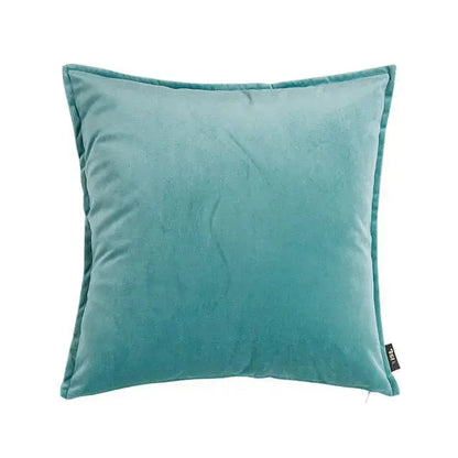 Luxora Luxe Velvet Cushion Cover with Flannel Edge for Stylish Interiors 12