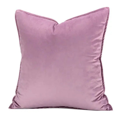 Luxora Luxe Velvet Cushion Cover with Flannel Edge for Stylish Interiors 4