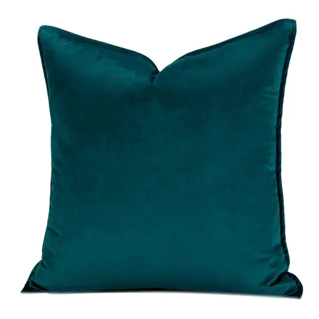Luxora Luxe Velvet Cushion Cover with Flannel Edge for Stylish Interiors 5