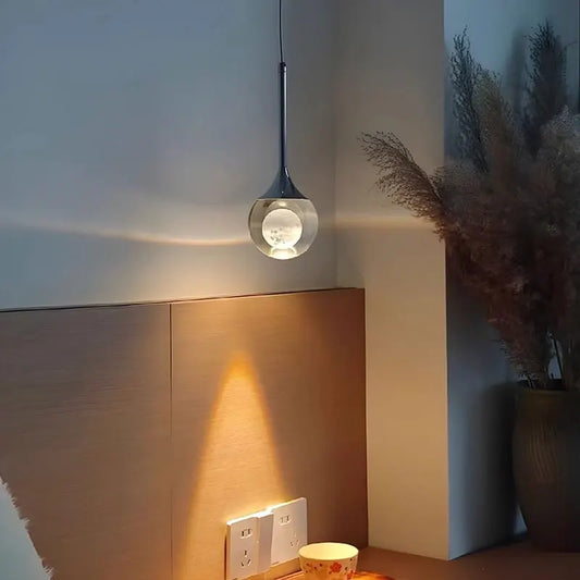 Luxora Modern Crystal Pendant Light, Adjustable Hanging Lights for Living Room & Bedroom 0