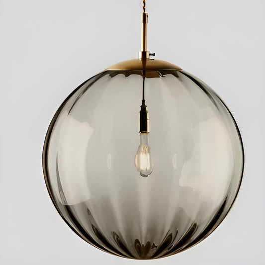 Luxora Modern LED Pendant Light - Minimalist Nordic Glass Ball Hanging Lamp