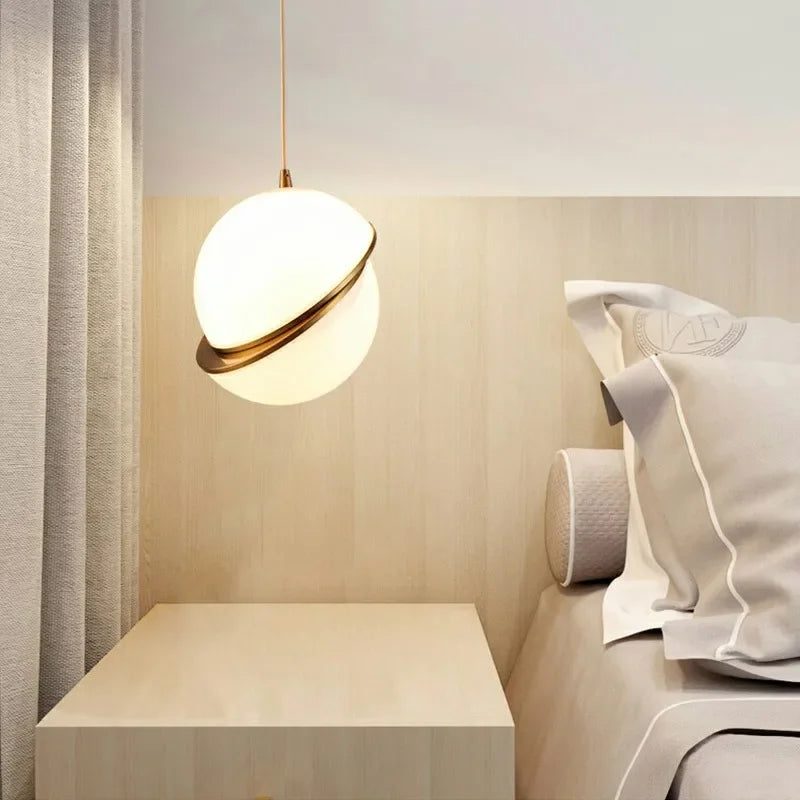 Luxora Nordic Pendant Light - Stylish Hanging Lamp for Dining Room and Bedroom 0