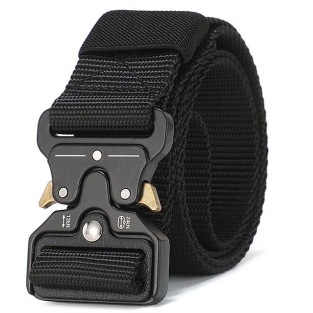 Luxora Tactical Outdoor Belt, Adjustable Nylon Belt for Hiking and Camping, Durable and Lightweight 0