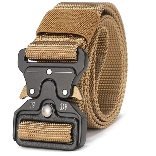Luxora Tactical Outdoor Belt, Adjustable Nylon Belt for Hiking and Camping, Durable and Lightweight 2