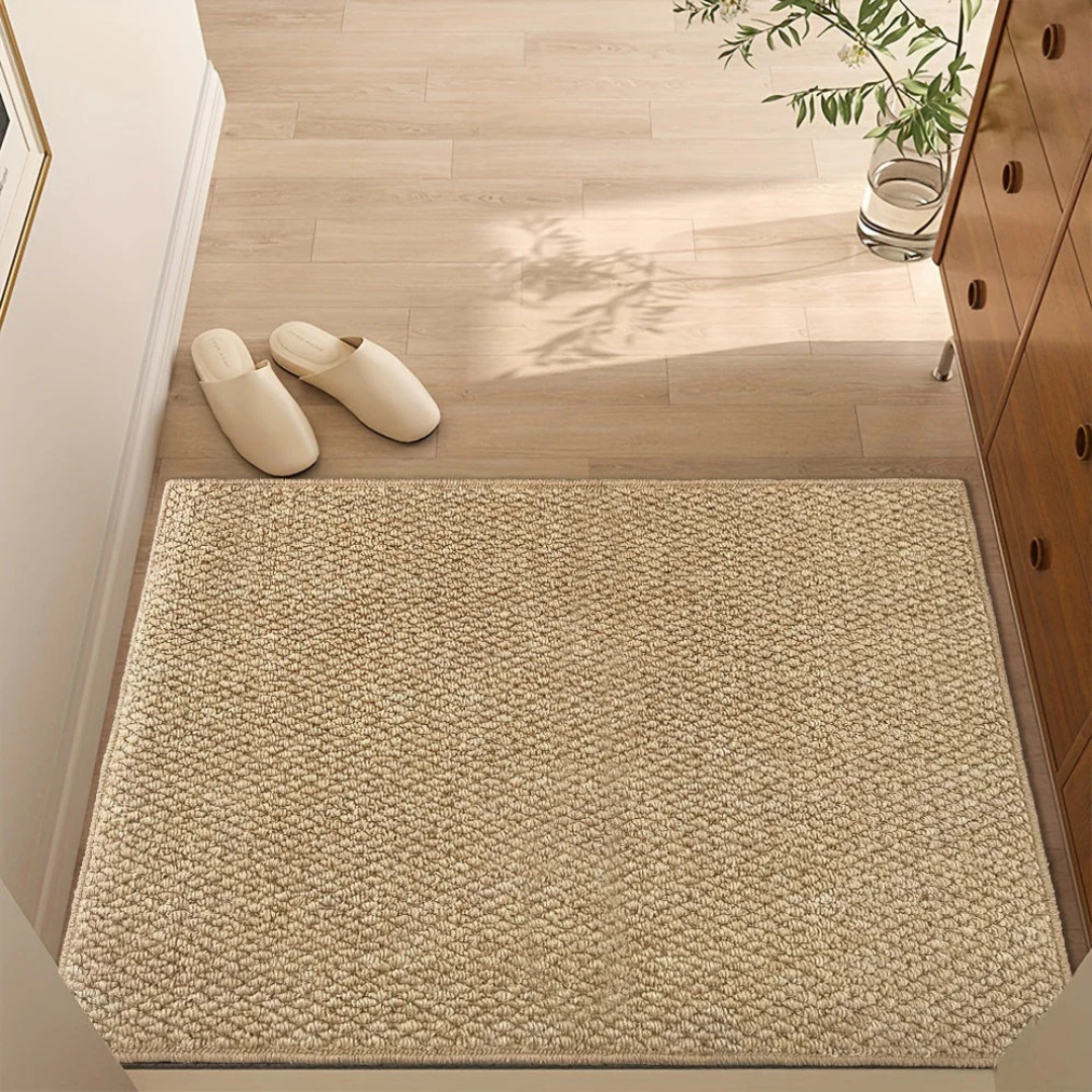 Luxora Washable Indoor Doormat - Beige Entry Mat for Front Door, Water-Repellent 0