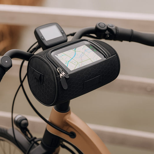 Luxora Waterproof Bicycle Handlebar Bag with Touchscreen for Easy Navigation 0