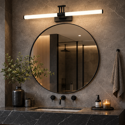 Royelux Modern LED Bathroom Vanity Light Adjustable Wall Mounted Mirror Fixture