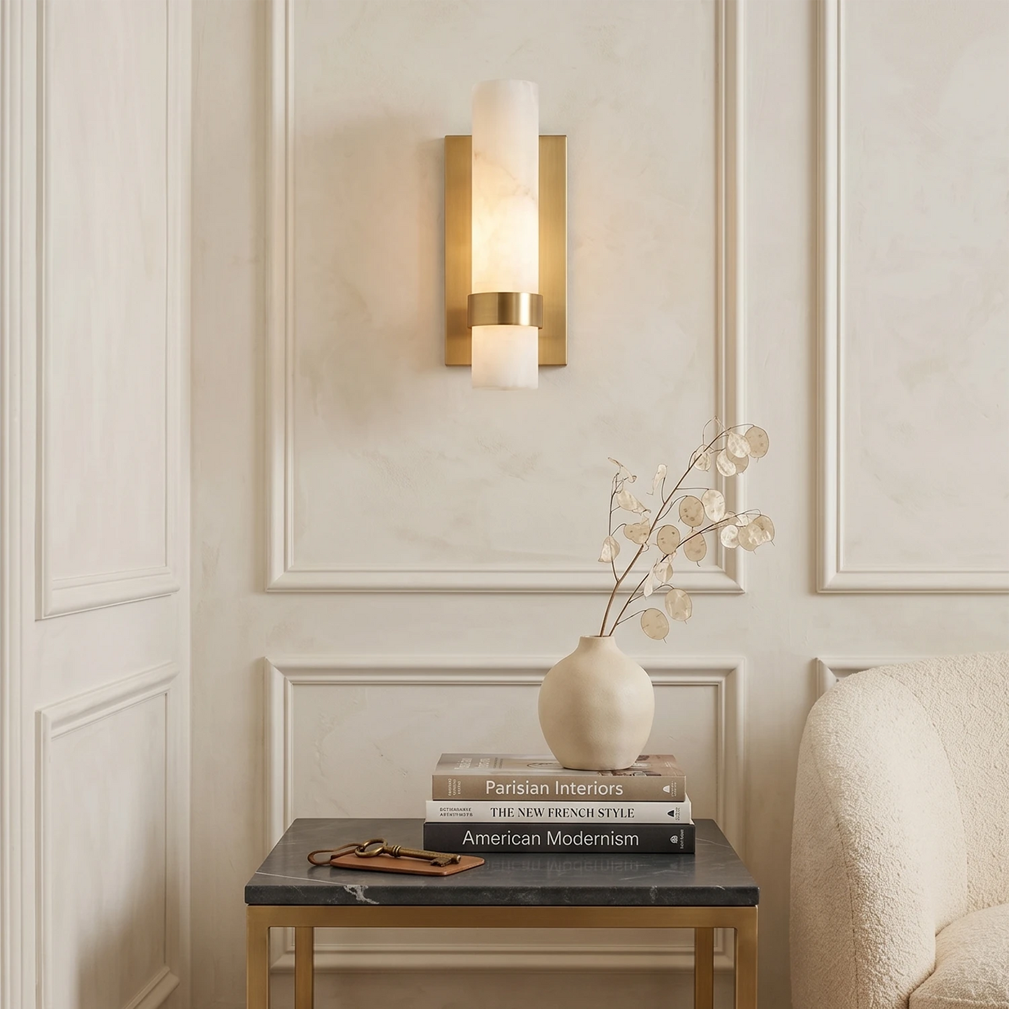 Luxury Alabaster Wall Sconce 1