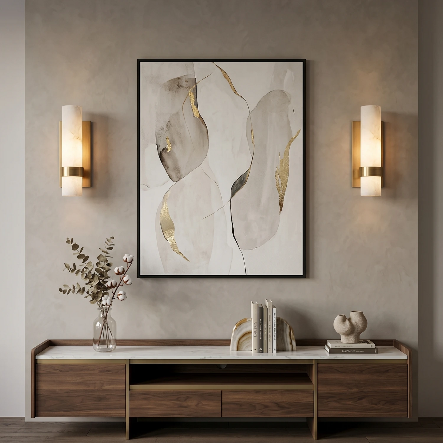 Luxury Alabaster Wall Sconce 5