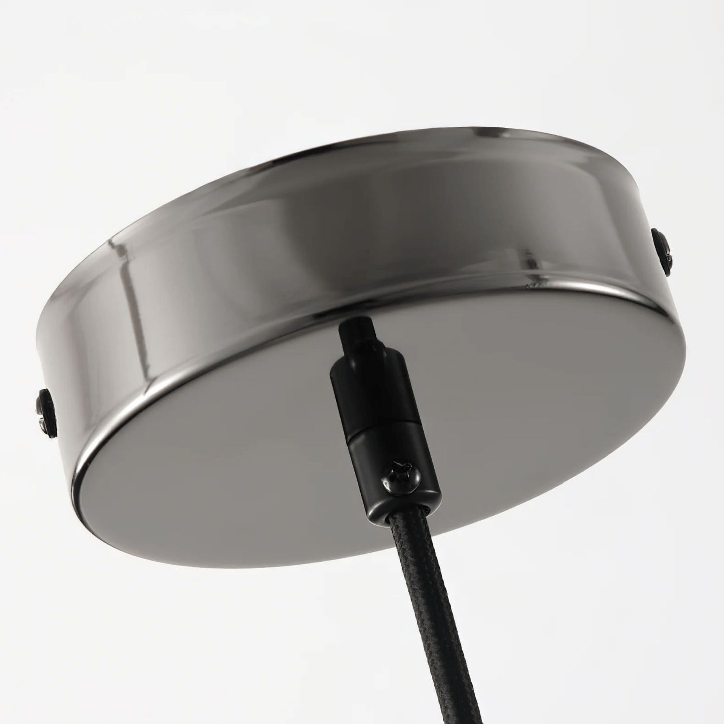 Luxury Black Cylinder Natural Stone Pendant Lamp