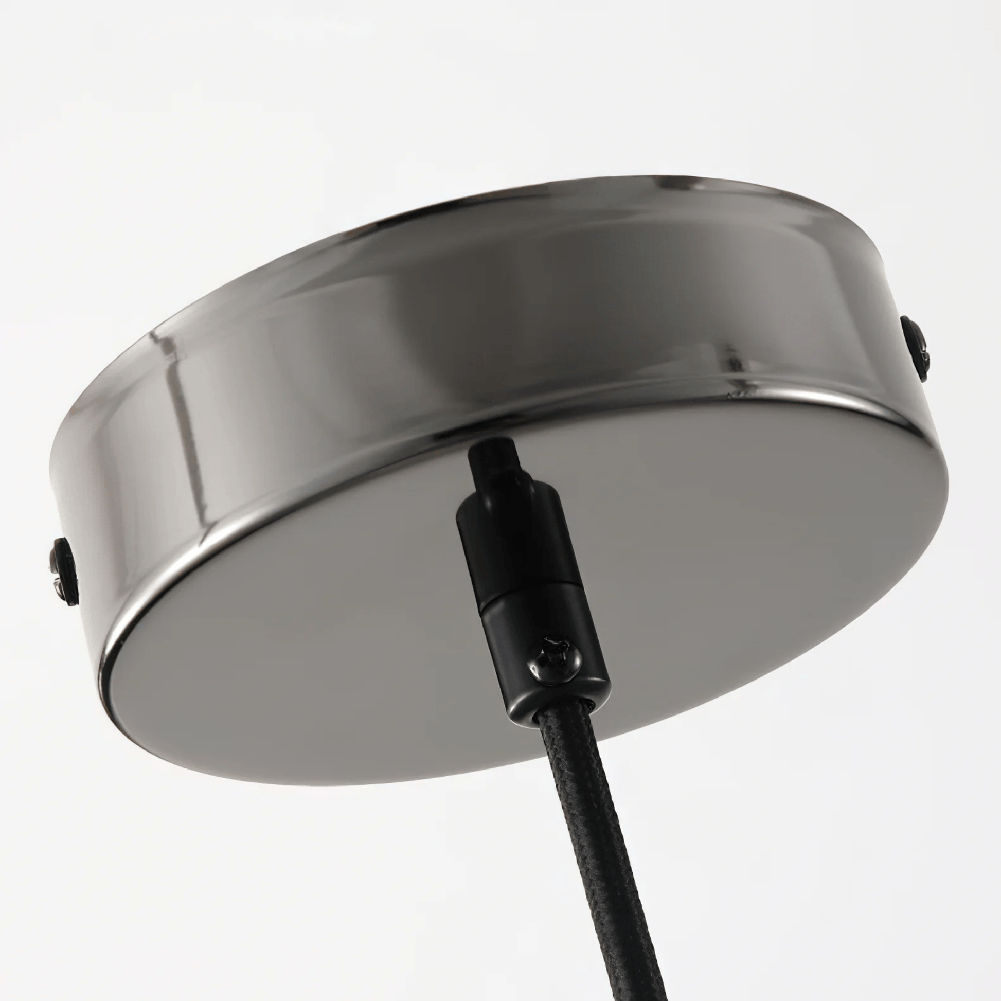 Luxury Black Cylinder Natural Stone Pendant Lamp