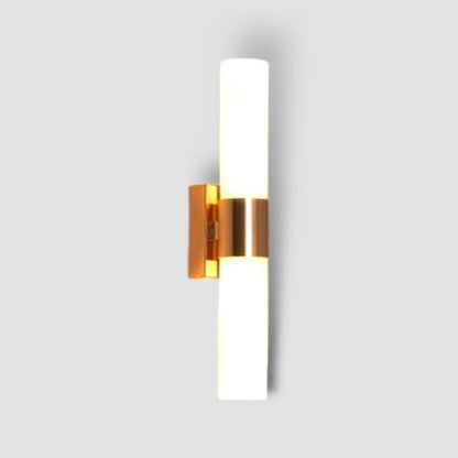 LuxRoyale Modern Gold Pipe Led Wall Sconces
