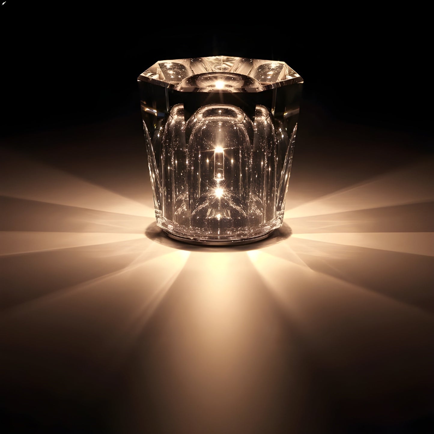 Luxury Rechargeable Diamond Crystal Table Lamp - Lumière Diamond 10