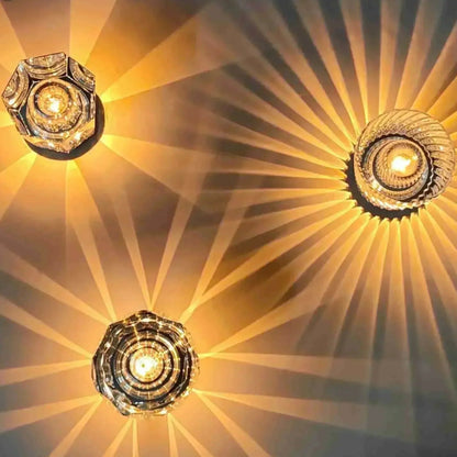 Luxury Rechargeable Diamond Crystal Table Lamp - Lumière Diamond 2