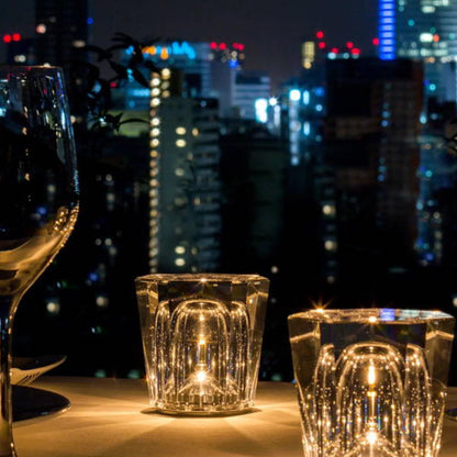 Luxury Rechargeable Diamond Crystal Table Lamp - Lumière Diamond 3