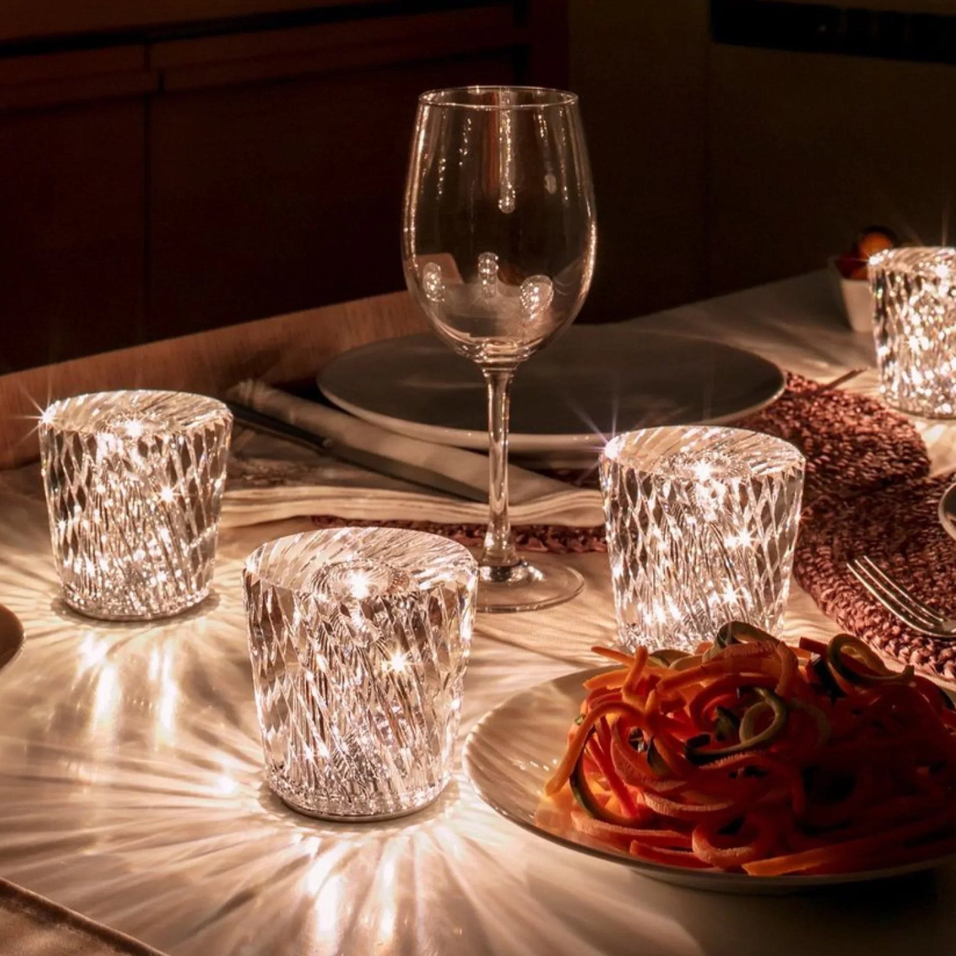 Luxury Rechargeable Diamond Crystal Table Lamp - Lumière Diamond 5