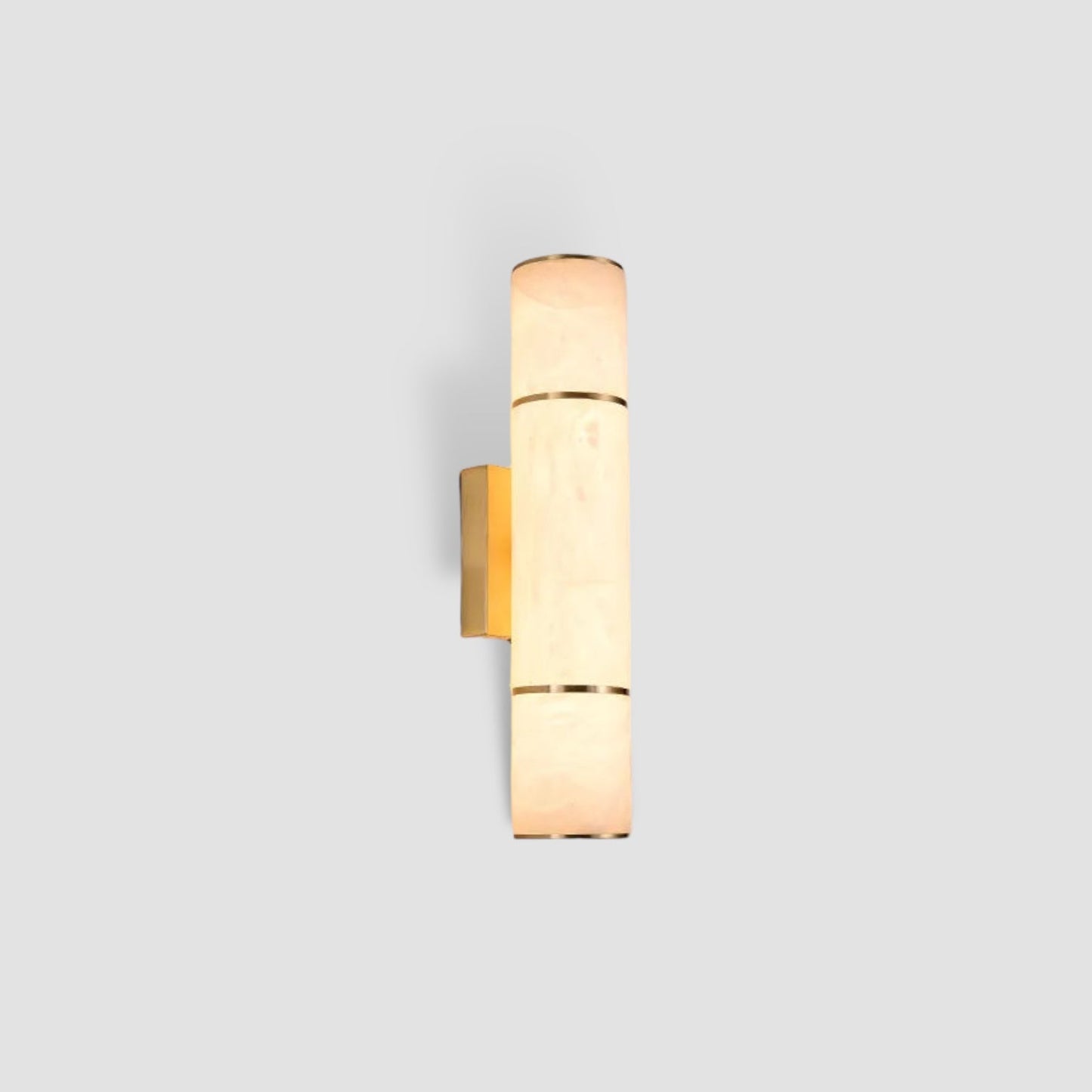 LuxRoyale Natural Marble Copper Alabaster LED Wall Lights - Northern European Luxury Lighting
