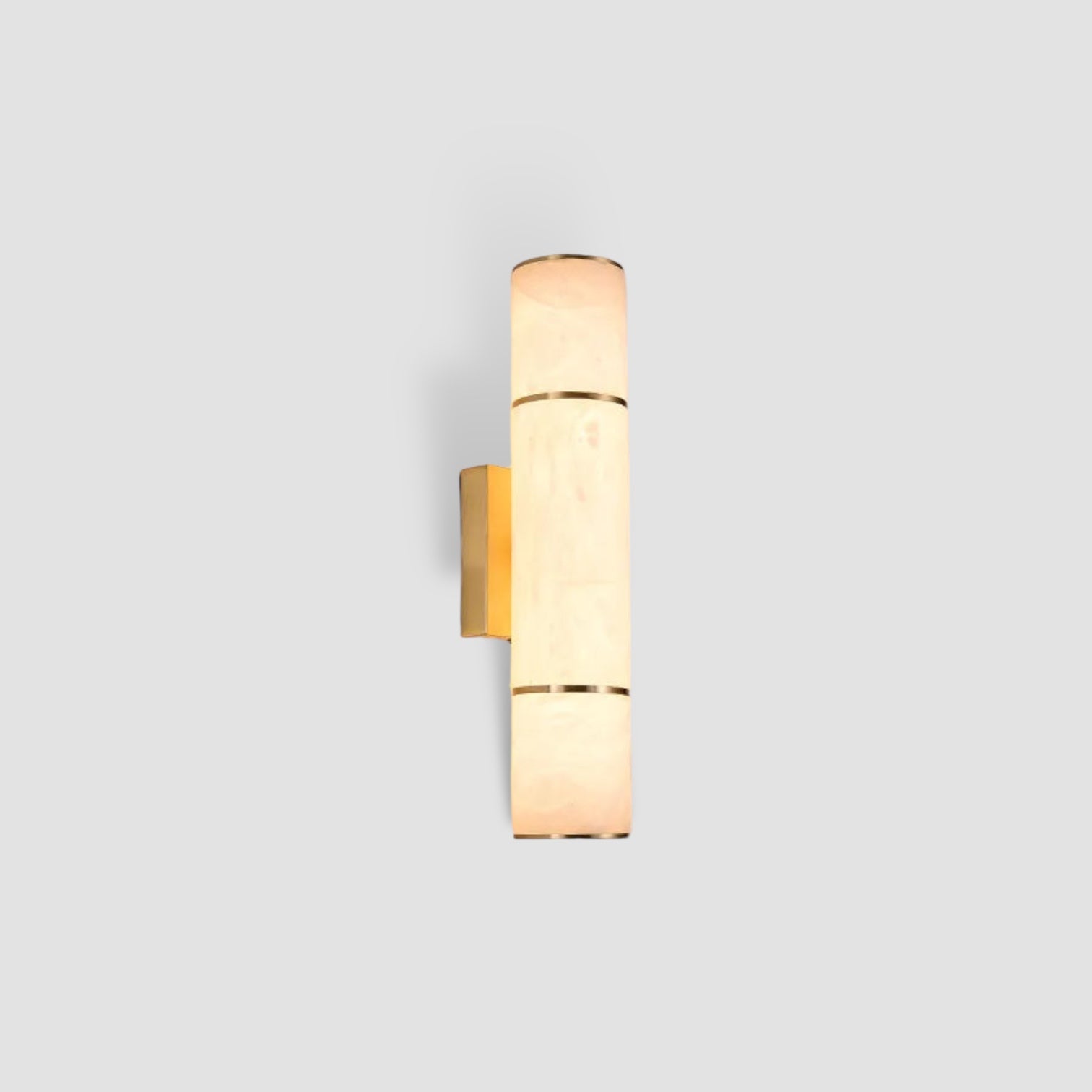 LuxRoyale Natural Marble Copper Alabaster LED Wall Lights - Northern European Luxury Lighting
