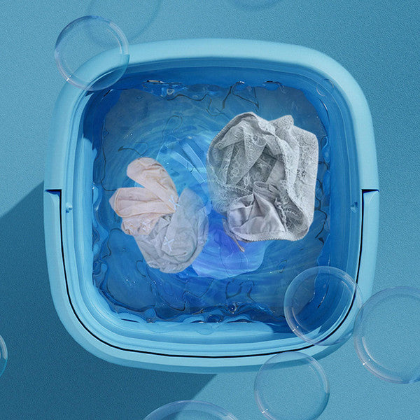 Royaleva Mini Folding Washing Machine for Travel Convenience