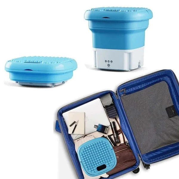 Royaleva Mini Folding Washing Machine for Travel Convenience