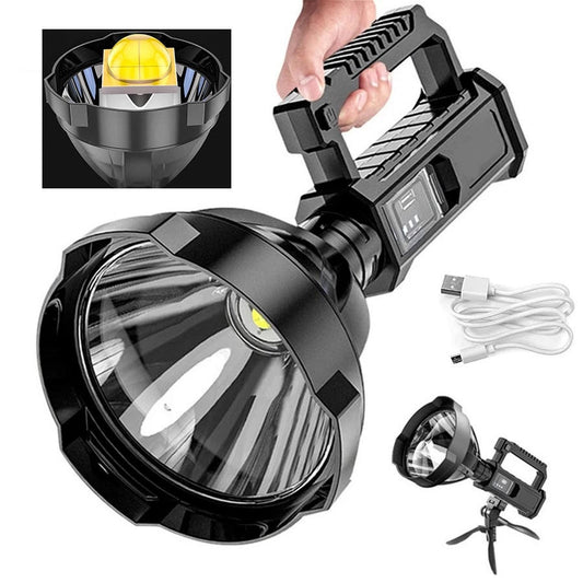 Luxora High-Brightness Rechargeable LED Flashlight 8000mAh