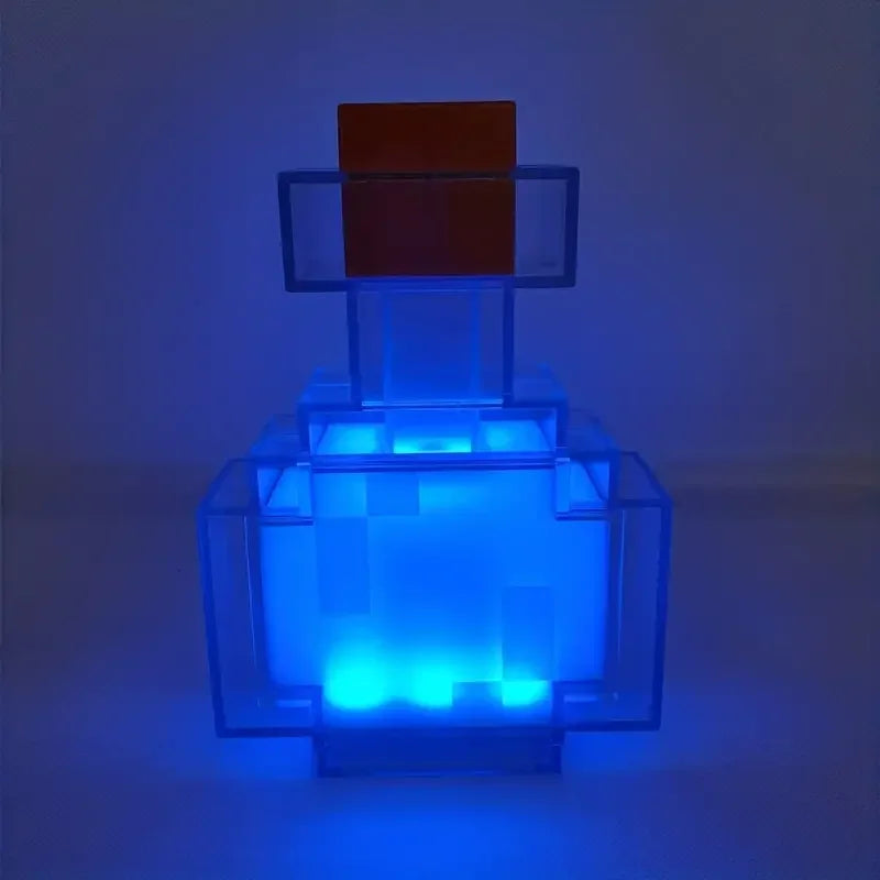 Minecraft Potion Lamp - LED Rechargeable Color-Changing Night Light, USB Powered - Default Title