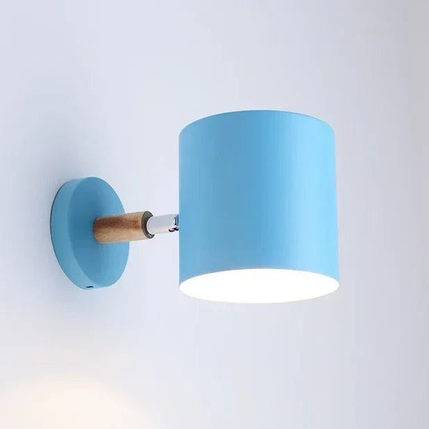 Macaron Bedside Lamp Wall Lamp Bedroom Living Room Simple Hallway Led Personality Creative Balcony Restaurant Stair Wall Lamp 10