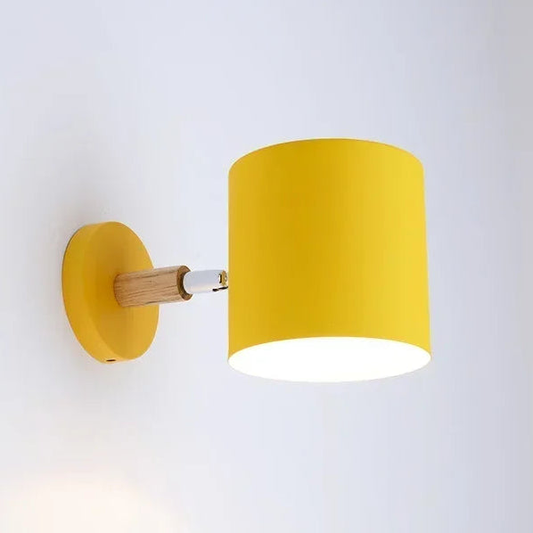 Macaron Bedside Lamp Wall Lamp Bedroom Living Room Simple Hallway Led Personality Creative Balcony Restaurant Stair Wall Lamp 11