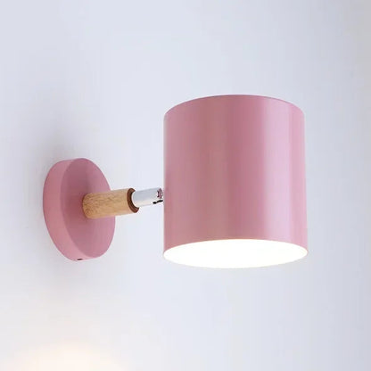 Macaron Bedside Lamp Wall Lamp Bedroom Living Room Simple Hallway Led Personality Creative Balcony Restaurant Stair Wall Lamp 13