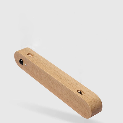 Magnetic Wooden Key Holder, Motion Sensor LED Light, 500 mAh Rechargeable Battery