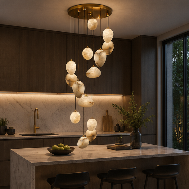 Marble Chandelier