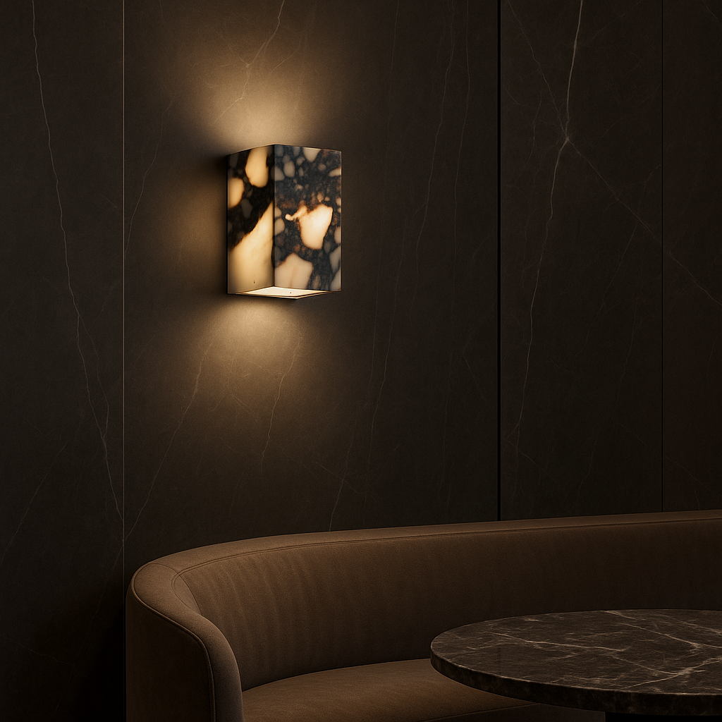 Marble Cube Wall Light 4