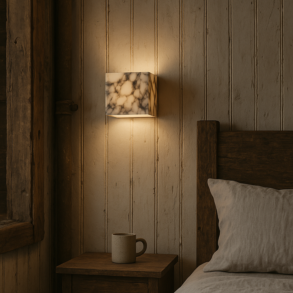 Marble Cube Wall Light 5