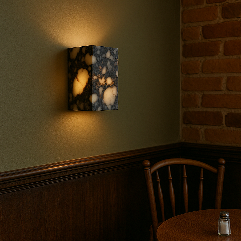 Marble Cube Wall Light 6