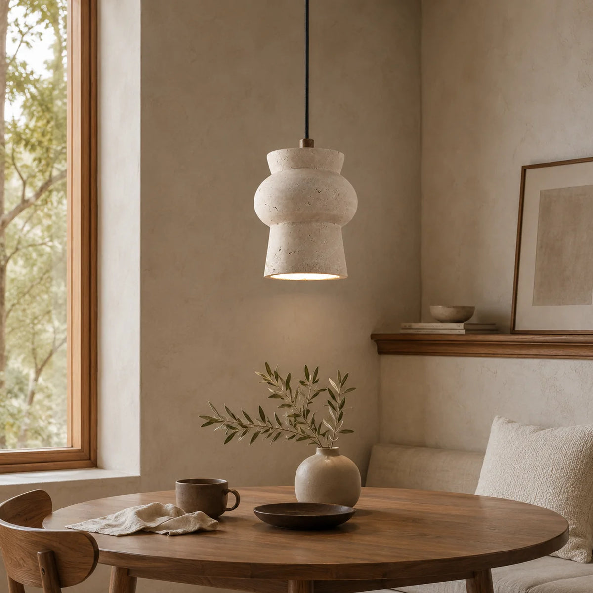 Marevra Travertine Pendant Light 6