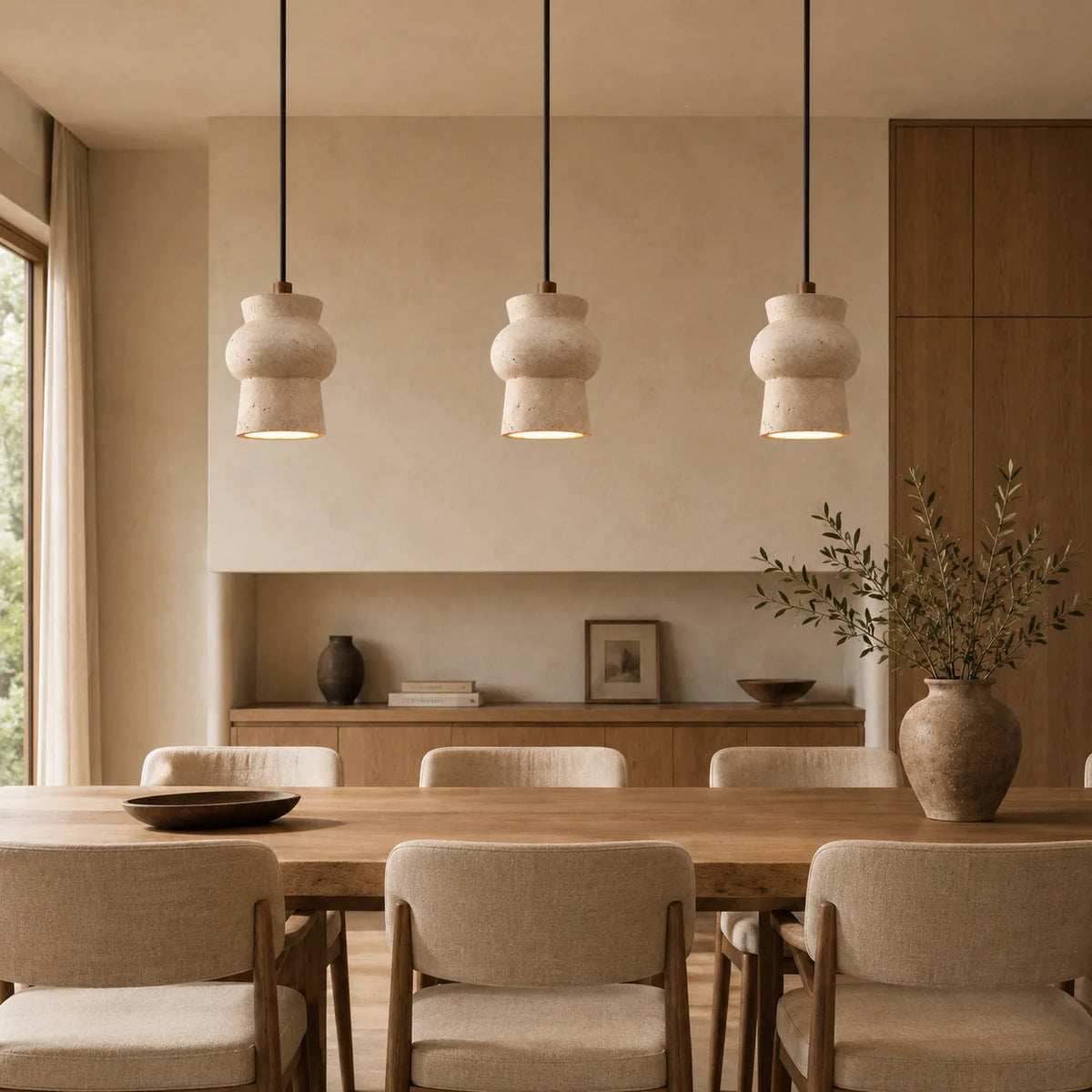 Marevra Travertine Pendant Light 7