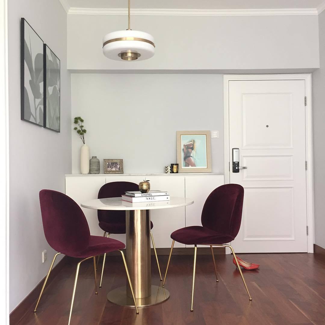 RoyaleGlow Modern Opal Glass & Brass Pendant Light - Elegant Ceiling Fixture
