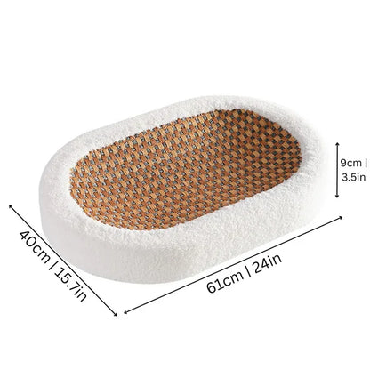 Royaleva Cat Scratch Board with Cozy Sleeping Area