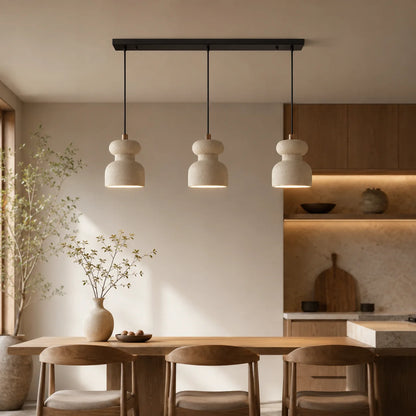 Mavreno Three Headed Long Chandeliers 4