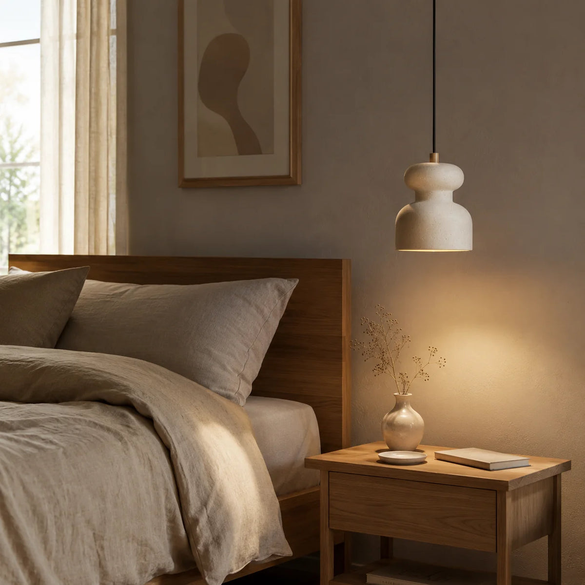 Mavreno Travertine Pendant Light 3