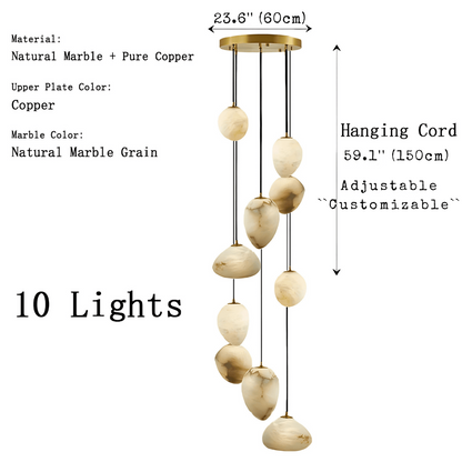Meg Staircase Pendant Chandelier 8