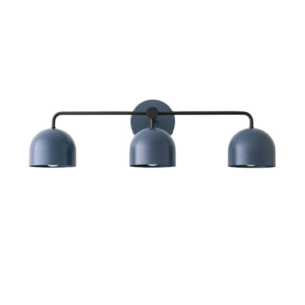 Royelux 3-Light Farmhouse Bathroom Vanity Light, Terracotta & Brass Fixture-Royale Basic