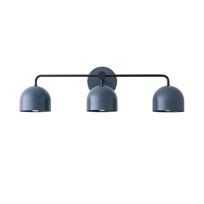 Royelux 3-Light Farmhouse Bathroom Vanity Light, Terracotta & Brass Fixture-Royale Basic