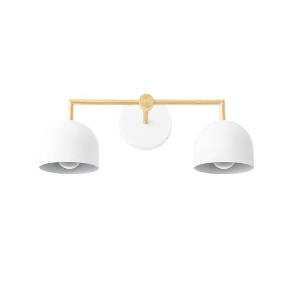 Royelux 3-Light Farmhouse Bathroom Vanity Light, Terracotta & Brass Fixture-Royale Basic
