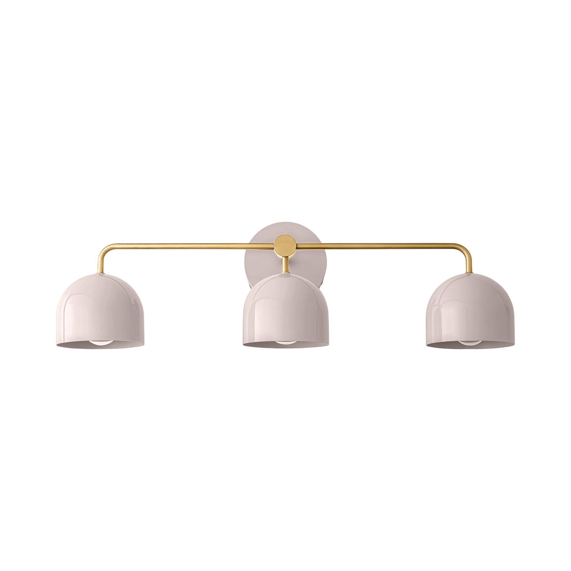 Royelux 3-Light Farmhouse Bathroom Vanity Light, Terracotta & Brass Fixture-Royale Basic